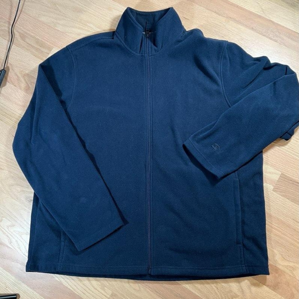 Mens Starter Long sleeve Full Zipper Fleece Jacket
